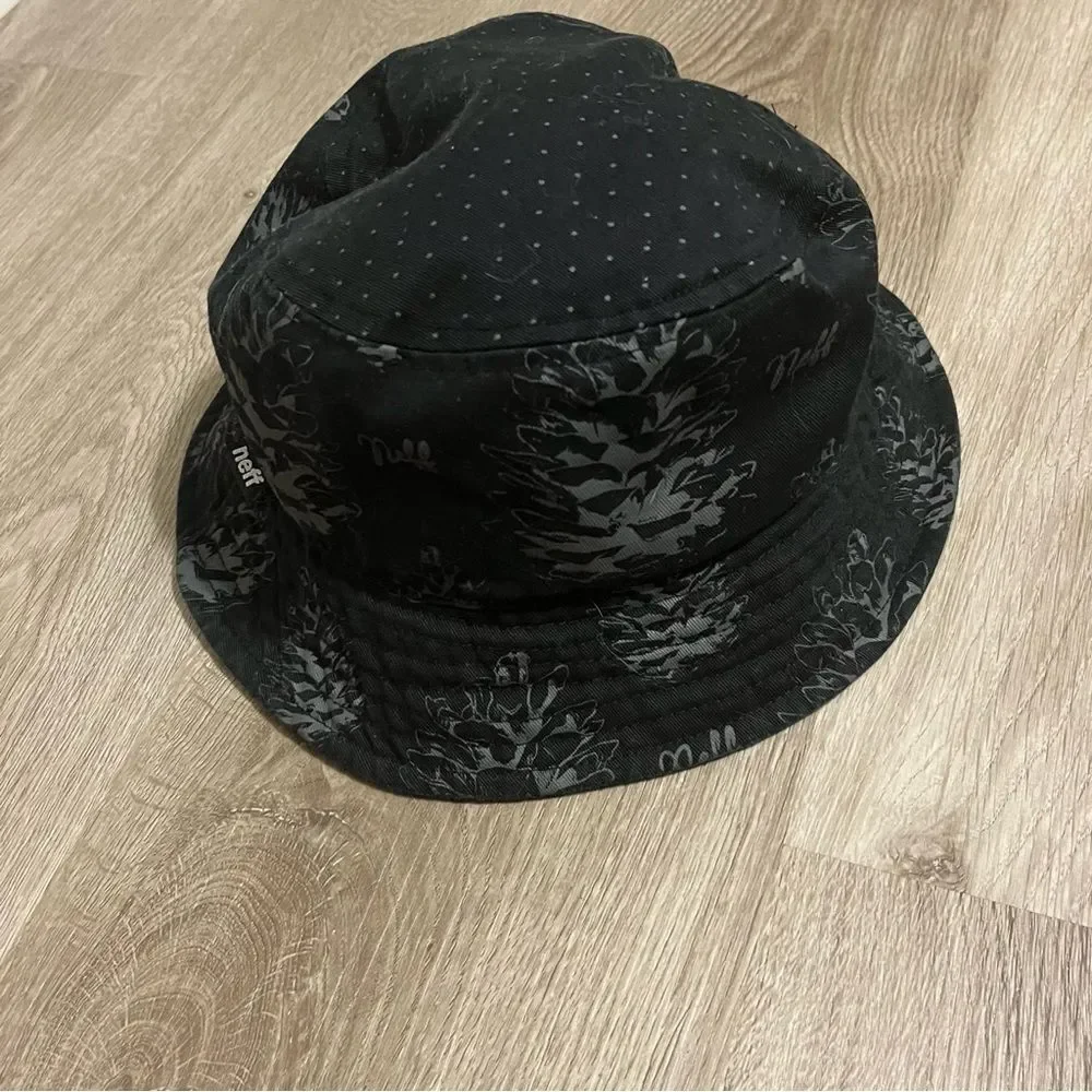 Neff Black Printed Bucket Hat